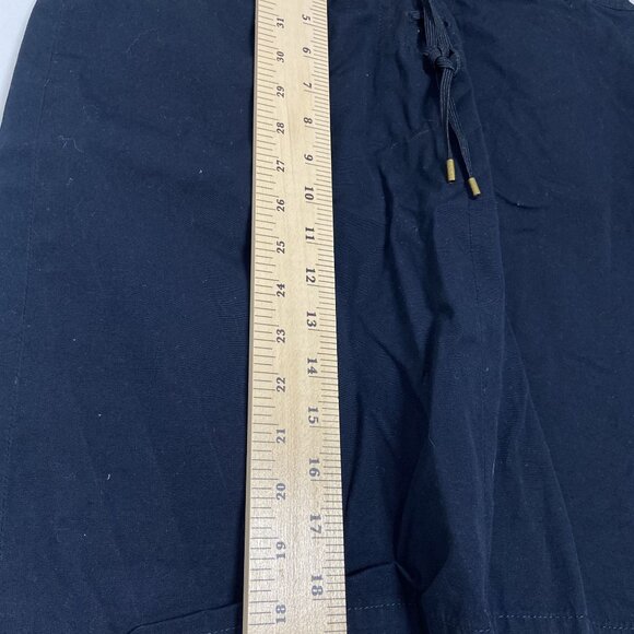 Lauren Ralph Lauren Nautical Corset Tie Women's Blue Button Skirt Size 8 - Picture 8 of 9